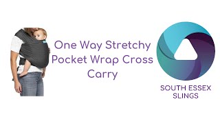 One way stretchy pocket wrap cross carry [upl. by Sawtelle]