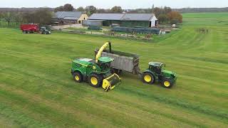 JohnDeere 6155R Gespann unterm JohnDeere 8700i [upl. by Jock]