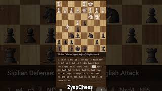 Sicilian Defense Open Najdorf English Attack [upl. by Cavanagh]