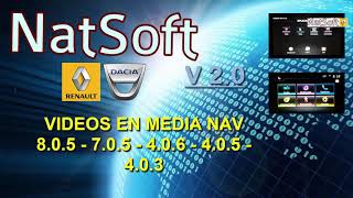 Videos en Media Nav 911805  705  406  405  403 NatSoft V20 [upl. by Nyrroc]