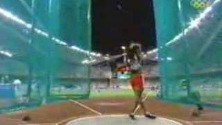 Yipsi Moreno Hammer Throw Olympics Throw five Final [upl. by Nelle]