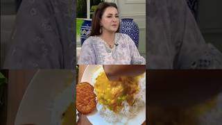 😮Saba faisal ne apna complete dite plan share kr dia how to make daal chawal shortsyoutubeshorts [upl. by Caasi19]