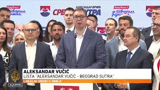 Ubjedljiva pobjeda SNSa na lokalnim izborima u Srbiji [upl. by Phyllis]