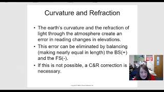 surveying Chapter 4 Curvature amp Refraction [upl. by Francine]