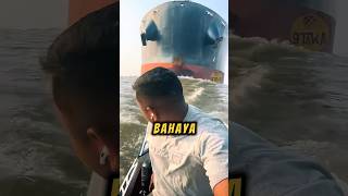 Cowo Ini Lagi Tes NYAWA❗😲 videoviral kapal videoshort [upl. by Ynttirb]