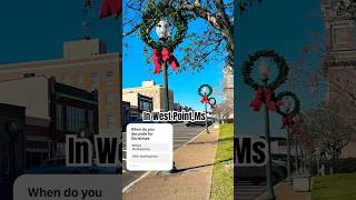 When do you decorate for Christmaschristmas thanksgiving november westpoint mississippi life [upl. by Isleana]