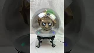 Testing Vintage 2005 Gemmy Spirit Ball 14quot Animated Talking Zultan Fortune Teller Box wwwPopTzcom [upl. by Roice]