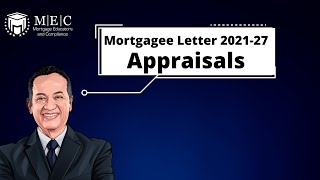 New Mortgagee Letter Appraisals [upl. by Dirgis]