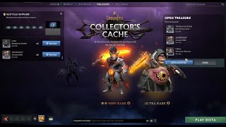 DOTA 2  OPENING CROWNFALL CACHE UNTIL I GET ALL THE RARES [upl. by Ayanad]