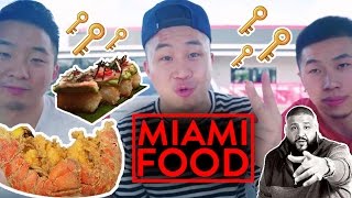 MIAMI FOOD DJ Khaled  Asian Fusion  Finga Licking Fung Bros Food [upl. by Eillom248]