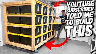 How To Build A Double Sided Mobile Storage Unit START To FINISH [upl. by Deacon]