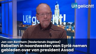 Uitgelicht 2 december 2024  Jan van Benthem over oplaaiend geweld door rebellen in Syrië [upl. by Stucker]