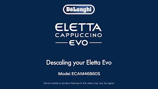 Eletta Evo  How to descale your coffee machine [upl. by Anialad]