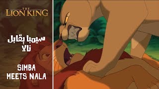 الأسد الملك  سيمبا يقابل نالا  The Lion King  Simba Meets Nala Arabic  SubsampTrans [upl. by Asatan]