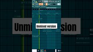 Unmixed version of a afrobeattrending flstudio howtomixvocals [upl. by Llerref]