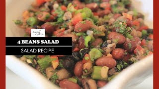 4 Beans Salad  How To Make Four Bean Salad Recipe  Healthy Recipes  Simply Jain [upl. by Celine]