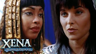 Xena Meets Cleopatra  Xena Warrior Princess [upl. by Ellezig792]