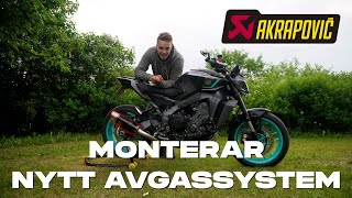 MONTERAR NYTT AVGASSYSTEM PÅ MIN MOTORCYKEL [upl. by Mintun79]