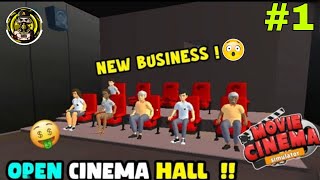 MY NEW BUSINESS OPEN MOVIE CINEMA 📽️📽️ EP1 [upl. by Chloris]