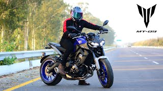 Yamaha MT09  The Naked beast  SuperBike [upl. by Emerej951]