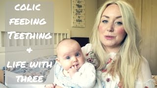 4 MONTH BABY UPDATE amp POST PARTUM  COLIC BREASTFEEDING amp TEETHING  SJ STRUM [upl. by Sirak]