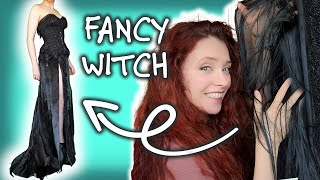 Sewing a witchy dress with HAIR [upl. by Olds]