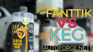 Which Sprayer Is Best For Waterless Wash Detailing Keg Vs FANTTIK McKee’s 37 Autoforgenet [upl. by Ymrej]