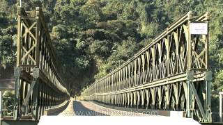 Chubi bridge in Nagaland  Second longest Bailey Bridge in Asia [upl. by Crosley651]