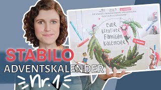 STABILO Adventskalender 2021 für die ganze Familie [upl. by Nolak]