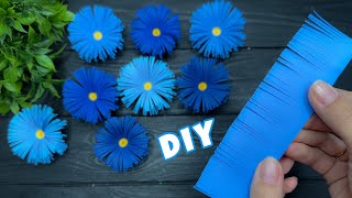 How to make EASY Paper Flowers DIY Paper Craft Ideas Tutorial [upl. by Ffoeg]