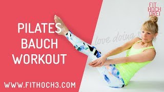 Die besten Übungen für einen flachen Bauch – 14 Min „Bauch weg“ Pilates Training [upl. by Yrgoerg919]