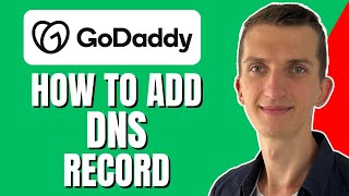 How To Add DNS Record In Godaddy 2024 [upl. by Nairehs]