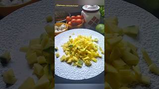 quick mango pickle recipe 😍🥰 raw mango recipe short ruksanasdeliciousrecipe reels [upl. by Osyth]