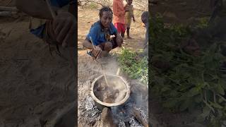 Hadzabe food preparation is amazing  life of the hunter africa food [upl. by Sandler]