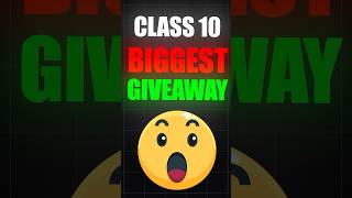 Biggest GIVEAWAY Ever for Class 10 boards study cbse class10 icse studymotivation pw shorts [upl. by Hefter85]