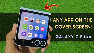 Galaxy Z Flip 6  How To Use Any App On The Cover Screen [upl. by Ahsinal961]