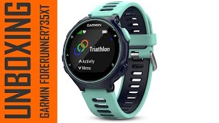 Garmin Forerunner 735xt  Unboxing [upl. by Saduj]