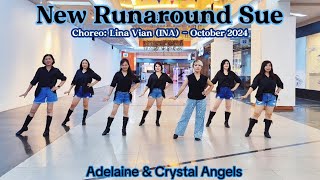 New Runaround Sue  Line Dance  ChoreoLina Vian INA  October 2024 [upl. by Lancelle738]