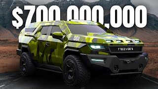 700 000 REZVANI VENGEANCE 810 HP Test drive and full review Road legal military truck [upl. by Trilby]