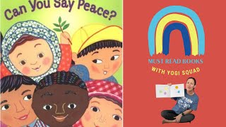 📚 Kids Book Read Aloud ✌️ Can You Say Peace [upl. by Eifos]