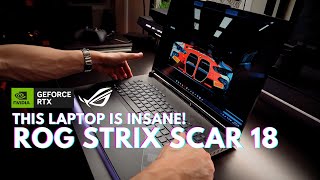 ROG Strix Scar 18 Review  The Most Powerful Gaming Laptop [upl. by Bryn957]