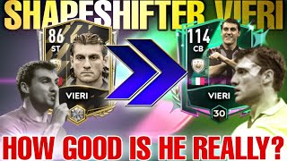 MALDINIS CLONE 🤯 Shapeshifter Icon Vieri Review  FIFA mobile 22 Is He GOOD [upl. by Siusan528]