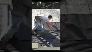 Laying Roofing Paper The Right Way [upl. by Dnomyaw]