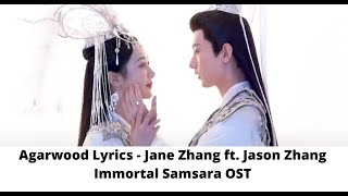 LyricsPinyinEng Agarwood by Jane Zhang and Jason Zhang  Immortal Samsara OST [upl. by Godspeed]