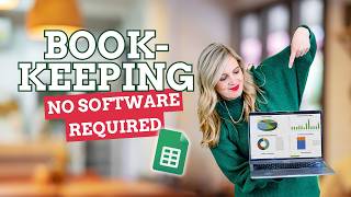 How to Start Bookkeeping for Free Easy Google Sheets Tutorial [upl. by Enuj337]