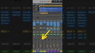 Sends On Faders in LOGIC PRO Heres how to set it up [upl. by Magavern]