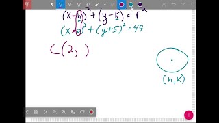 1 Find the center and radius for each equation of a circle   52  y 12 E 49 Center [upl. by Anek154]