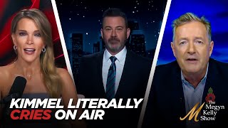 Jimmy Kimmel Literally Cries on Air While Late Night Hosts Melt Down Over Trump Win w Piers Morgan [upl. by Znarf]