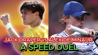 Analyzing the Clash of Styles Jack Draper vs Alex De Minaur at the US Open 2024 [upl. by Bree]