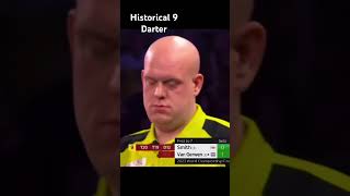 Historical 9 darterdarts 9darter michaelsmith dartsfans dartsnews dartswm dartschampionship [upl. by Goldina]